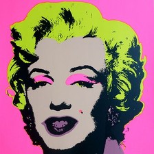 Andy Warhol Marilyn Monroe Sunday B Morning Silk-Screen 11.31 Mit COA 91.4cm