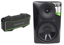 Mackie MR824 8” 85 Watt Powered Studio Monitor Class A/B Bi-Amped+Free Speaker