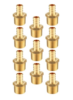 Pex Crimp Tool Pack Of 5) EFIELD Pex 3/4"x 1/2" Male Threaded NPT Elbow... Pex A Fittings
