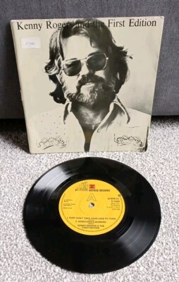 Kenny Rogers -7'' Vinyl 4 Track EP- Ruby Don't take Your Love To Town & More- EX