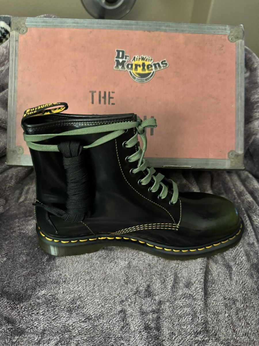 1460 THE CLASH（ARMY GREEN ARCADIA） NEW DR. MARTENS 1460 The Clash Arcadia Boots US Men's 12
