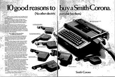 Smith Corona Original Vintage Print Ad Color Print 1990