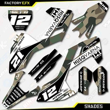 Woodland Shades Racing Graphics Kit fit 16-18 Husqvarna TC FC 125 250 300 450