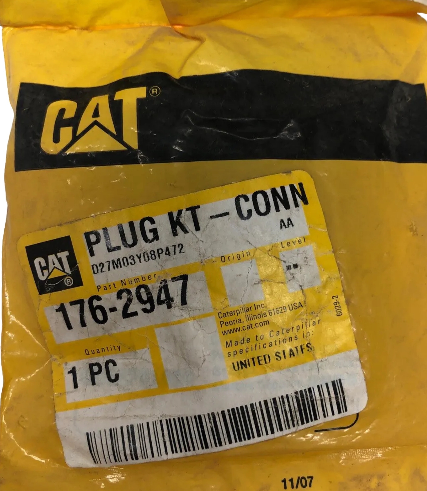 Caterpillar (Cat) 176-2947 or 1762947 Plug Kit | eBay