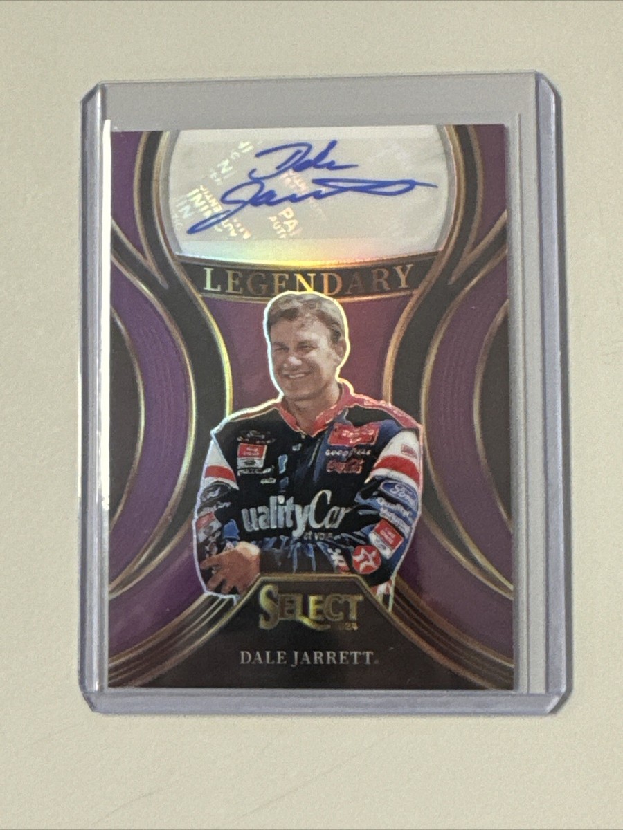 2024 Fleer マーベル サタナ シルバーパラレル　コレクションカード 2024 Panini Select Racing Dale Jarrett Legendary Signatures Purple