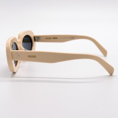NEW CELINE CL40276U 25A WOMEN IVORY SMOKE SUNGLASSES CELINE  display picture 2