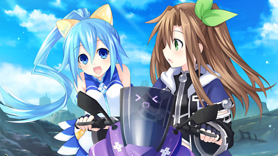 Anime girls hyperdimension neptunia if Playmat Game Mat Desk