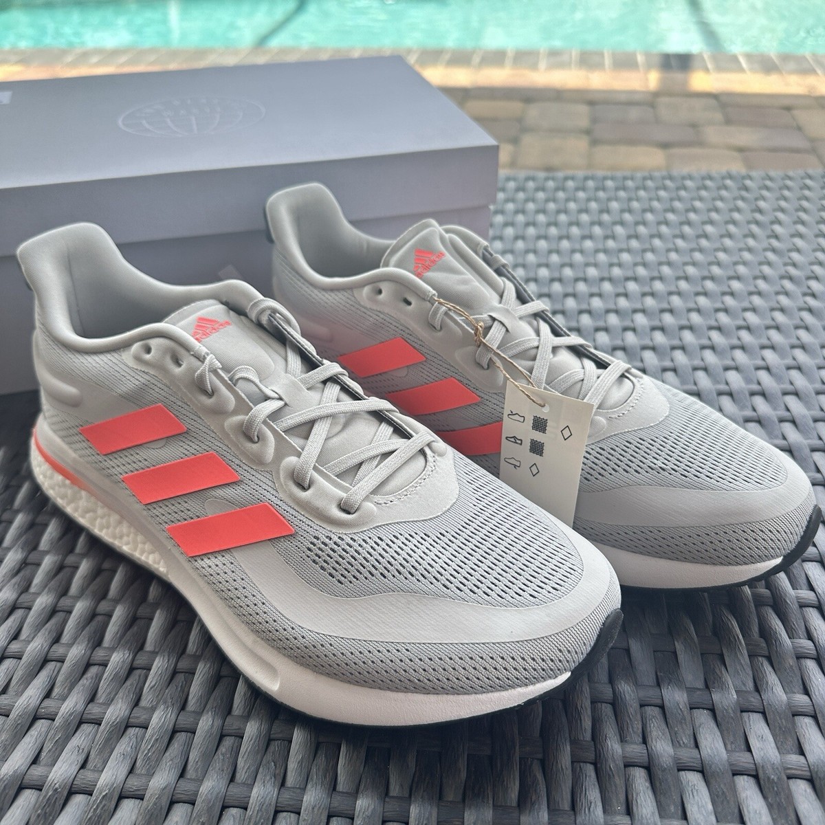 Adidas Supernova ST Mens Running Shoes Grey Orange Burgundy Sneaker Size 14 Shoes - SUPERNOVA RISE 3 RUNNING SHOES - Orange | adidas Oman main image 4