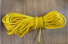 5/16" 100 ft. of hollow braid 8 Strand Polypropylene rope. Yellow. Made in USA