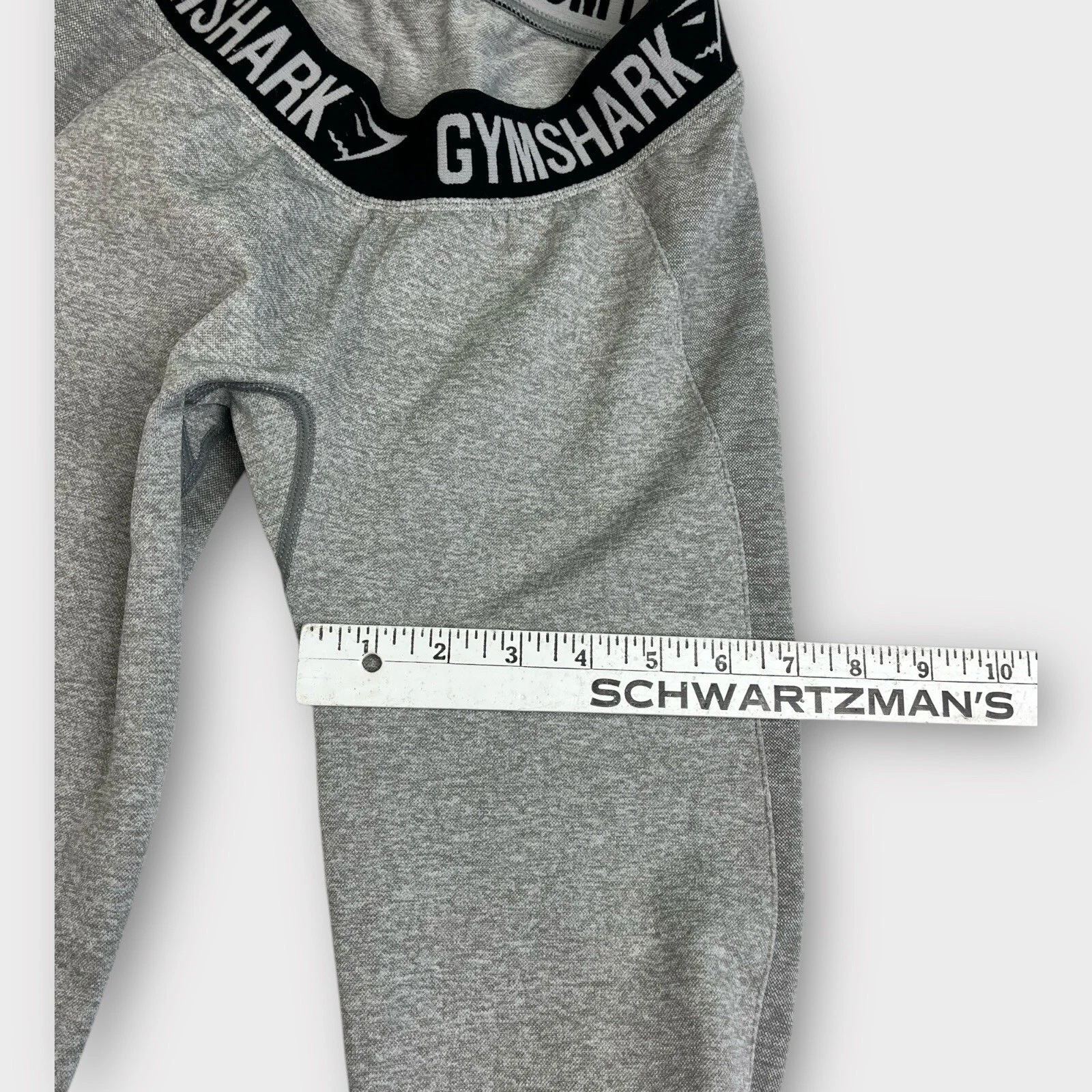 gymshark dry flex seamless logo waistband leggings