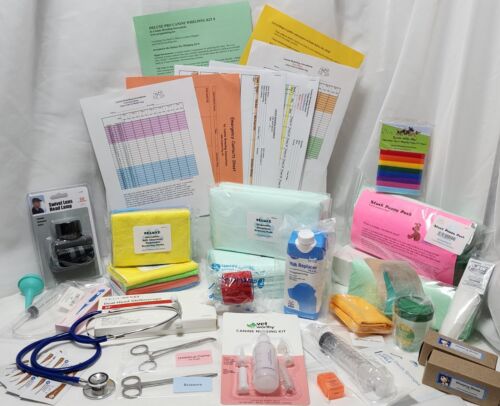 Puppy Kit Birth Delivery Birthing Whelping Kit for Dogs, DELUXE 8 puppies - Picture 1 of 11