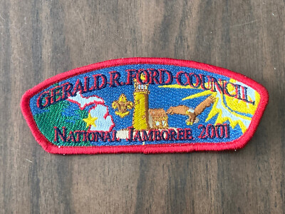 Bsa Gerald R Ford council national jamboree 2001 Patch