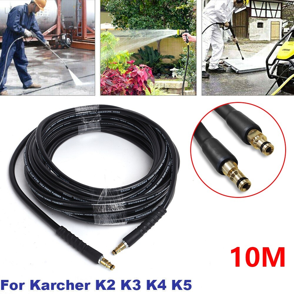 10M Pressure Washer Hose Pipe Jet Wash Extension Hose for Karcher K2 K3