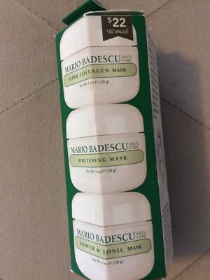 NEW Mario Badescu Multi-Masker   Super Collagen, Whitening, Flower & Tonic