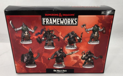 ORC MULTI-PACK Wizkids Dungeons & Dragons Frameworks Miniatures WZK75066