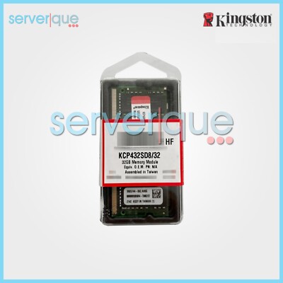 Kingston 32GB DDR4 メモリー KCP432SD8/32 Kingston KCP432SD8/32 32GB PC4-25600 DDR4-3200MHz NON-ECC CL22