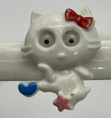 Vintage Children’s Headband White Cats Kittens Googly Eyes Kitschy Unique - Picture 3 of 12
