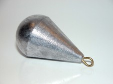 Birnenblei mit Öse 50 Gramm Angelgewicht Gewichte Grundblei   ab 1kg/9,59 Euro