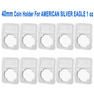 10x Coin Slab Display Holder Storage New Box 40mm For AMERICAN SILVER EAGLE 1 oz