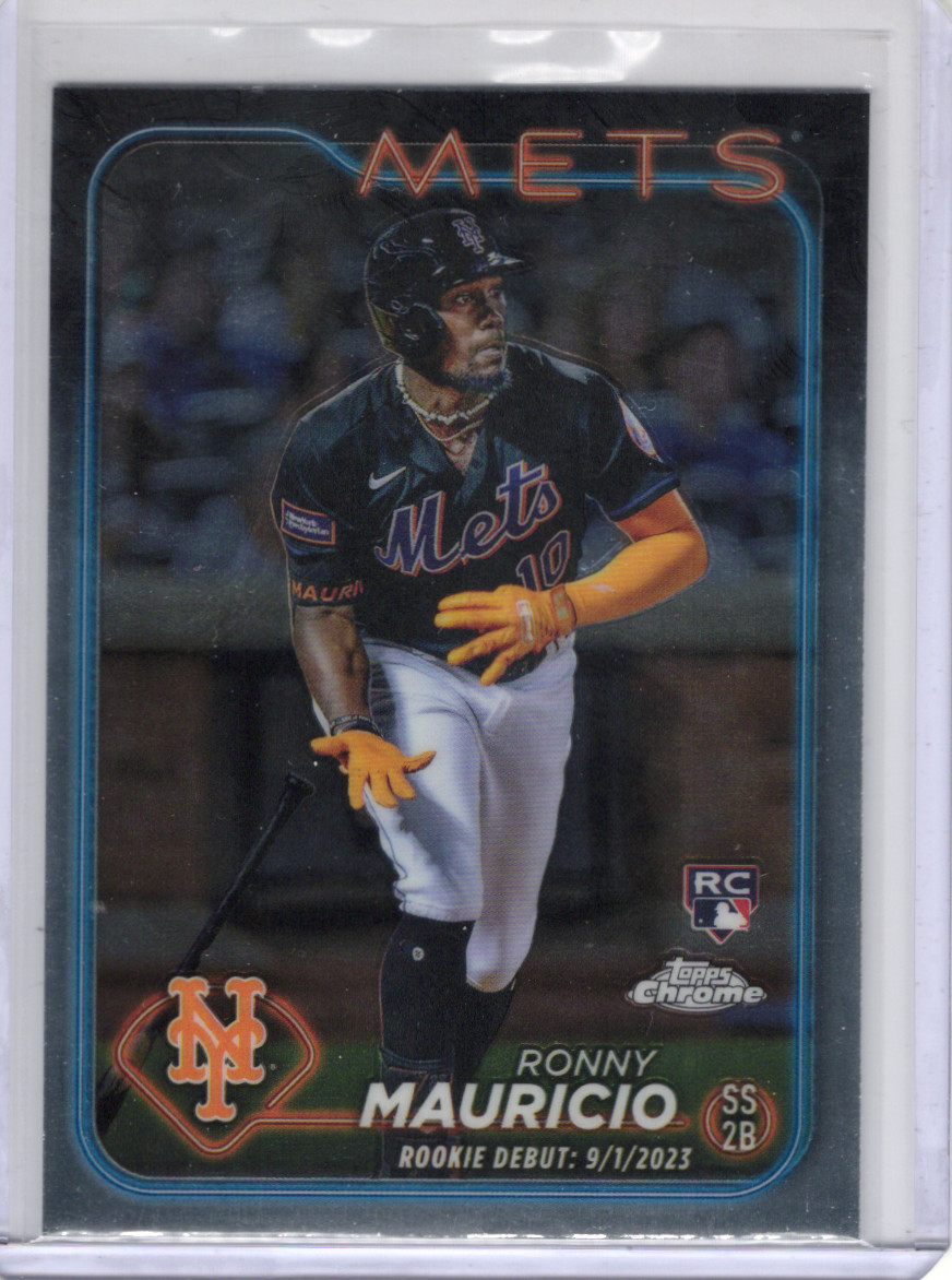 Ronny Mauricio 2024 Topps Chrome Update RC Rookie Debut #USC41 New York Mets