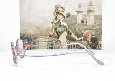 VIVIENNE WESTWOOD Eyeglasses Titanium Vintage Metallic Blue 54-15