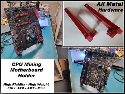 CPU Motherboard Bench Desktop Rig Holder Support Mining Miner RIG Crypto Mine
