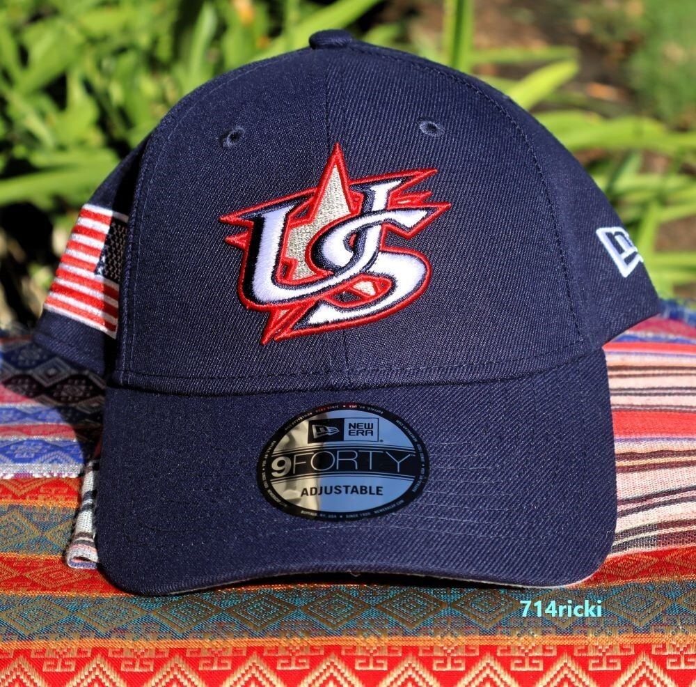 2023 WBC USA World Baseball Classic Adjustable Hat New Era 9FORTY