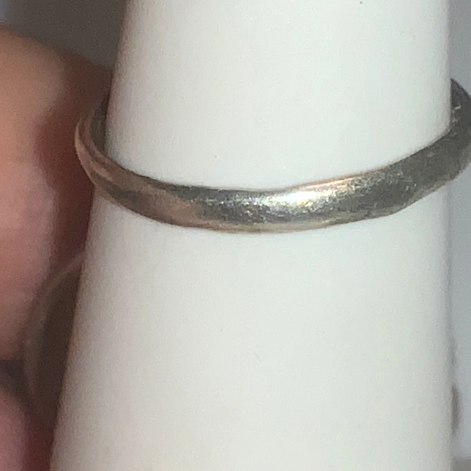 Anillo Kabana Vintage Zafiro Blanco Talla 8.75 Plata de Ley 925 * Foto 4 de 4