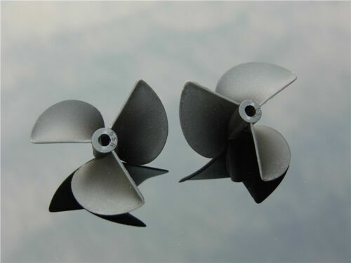 1 pair 3 blade nylon left right rotation propeller prop 4mm 3/16" 1/8" rc boat - Picture 8 of 11