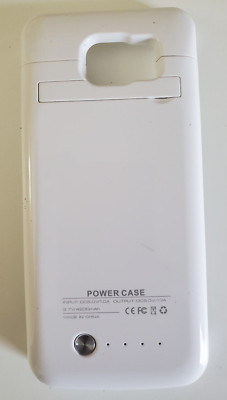 Power Case White Samsung Galaxy S6 Rechargeable 4200 mAh