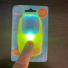 Greenbrier International LED Yellow Magnifier with Light.