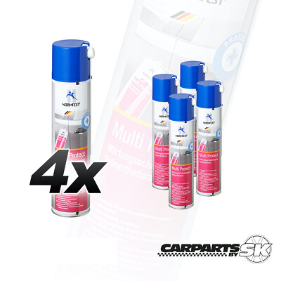 4x NORMFEST MULTI PROTECT WARTUNGSSPRAY WARTUNGSÖL SPRAY WARTUNGSSCHMIERÖL 400ml