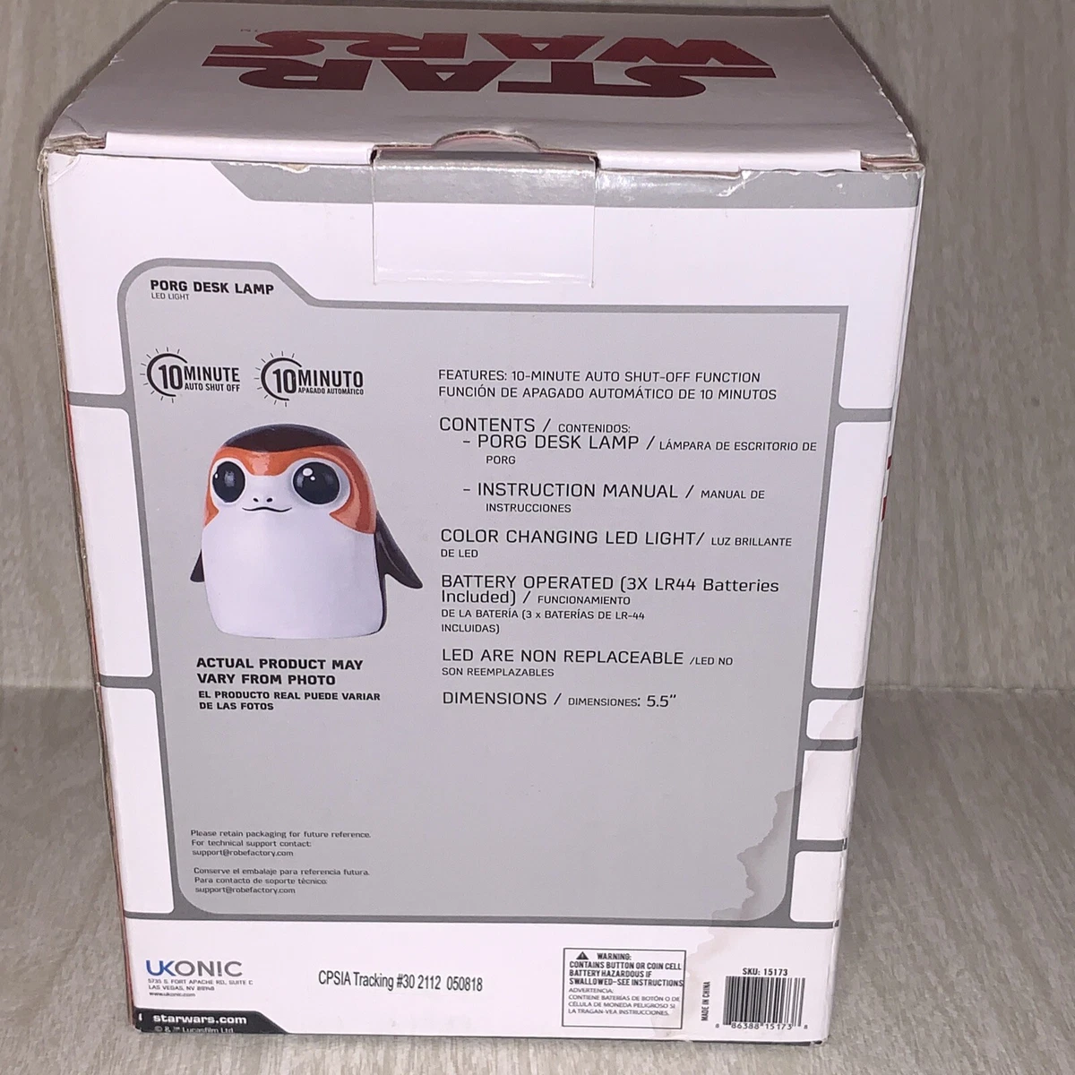 Porg lamp sale