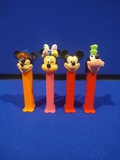 Pez Dispenser Disney Mickey Mouse, Minnie Mouse, Goofy, And A Friend