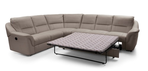 % ECHTLEDER MODULARES ECKSOFA SCHLAFSOFA SESSEL RELAXFUNKTION PREMIUM FARBEN ! - Bild 6 von 26
