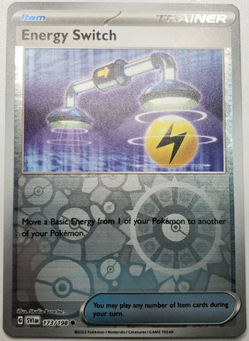 Energy Switch Reverse Holo Pokemon TCG Card 173/198