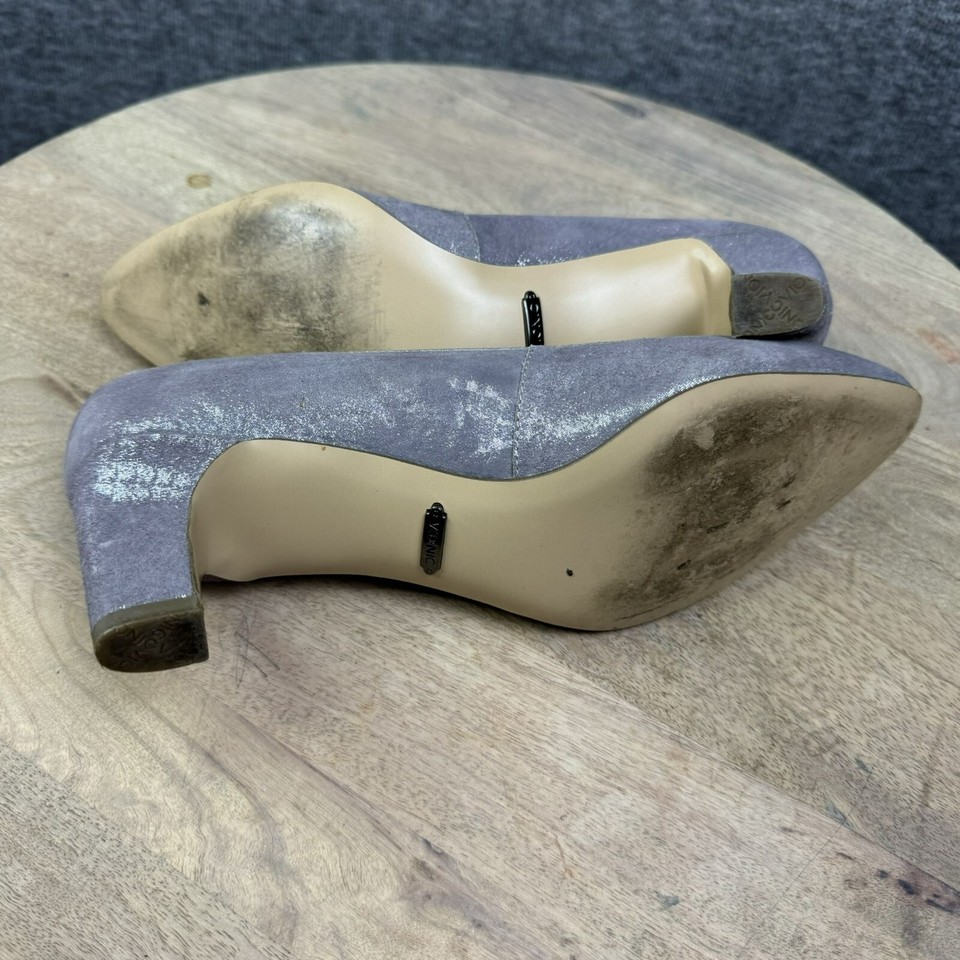 Vionic Womens Metallic purple/grayish Heels pumps Size 7 snake skin