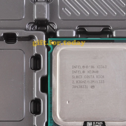 Original Intel Xeon X3363 2.83 GHz 4 cores 4 threads LGA771 SLBC3 Processor CPU - Picture 4 of 5