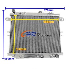 For 1998-2007 TOYOTA LAND CRUISER; LEXUS LX470 UZJ100 V8 AT Aluminum Radiator