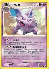 Nidorino Common Rising Rivals 74/111 LP on eBay