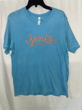 Jeni’s Splendid Ice Creams Teal T Shirt Size Large