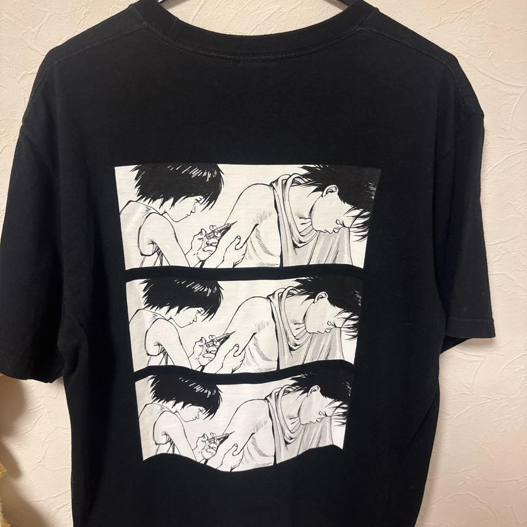 Supreme Homme M Akira Seringue Tee Noir Iconique Streetwear Rare Occasion Limitée