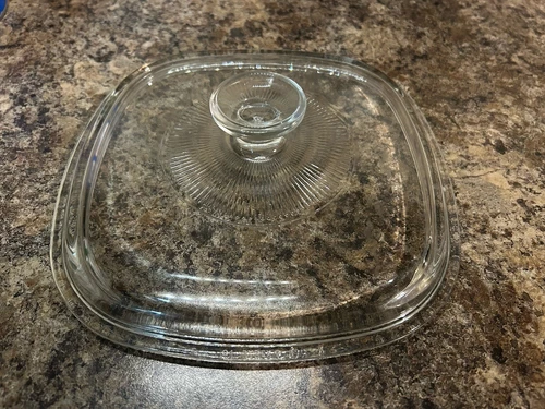 Pyrex Glass Lid A-9-C fits A-2-B & A-3-B, A-8-B & 9" Corning Ware  A-9-C