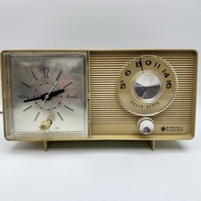 Vintage GE General Electric C4404 Solid State AM Radio - Honey Beige - WORKS