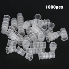Tattoo Ink Cup Plastic 1000Pcs for Pigment & Tattoo Permanent Makeup Supplies
