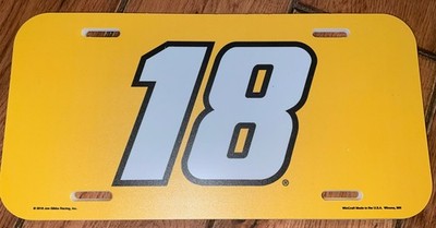 NASCAR M&M's Kyle Busch License Plate