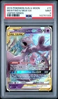 2019 POKEMON SUN & MOON UNIFIED MINDS #71 MEWTWO & MEW GX PSA 9