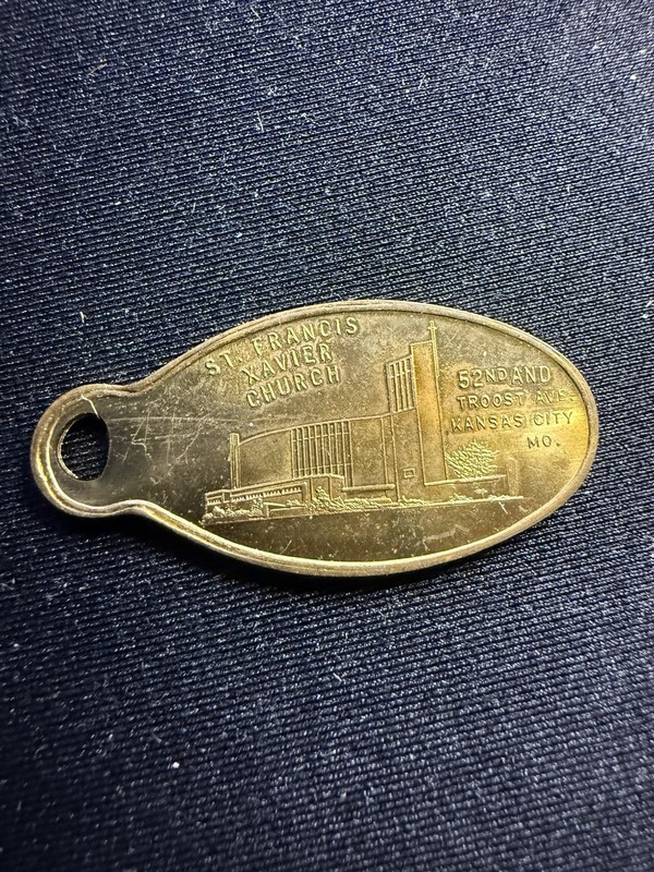 "If Found” Key Fob~#0000~St. Francis Xavier Church~Kansas City - K5613