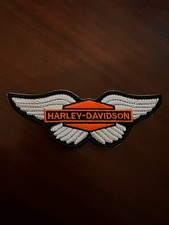 Harley Davidson Wings Patch Vintage HD Motorcycle Vest Shirt Hat Jacket Pin