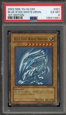 Yu-Gi-Oh! Blue-Eyes White Dragon Starter Deck Kaiba 1st Edition SDK-001 PSA 6